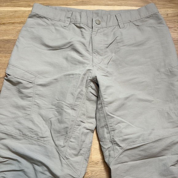 The North Face Tan Cargo Short Court Hiking Outdoor Straight Leg Pants Mens 36 - Picture 3 of 13
